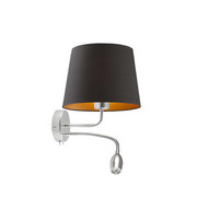 Dwupłomienny kinkiet z panelem LED IMPERIA GOLD