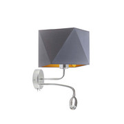Kinkiet KENT GOLD z regulowanym panelem LED