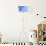 Drewniana lampa podłogowa do pokoju dziecka TULUZA