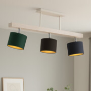 Drewniana lampa sufitowa do kuchni HOLLYWOOD GOLD