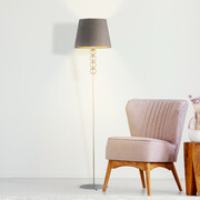 Piękna lampa stojąca do salonu SEUL VELUR