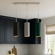 Potrójna lampa wisząca BORNEO GOLD nad stół