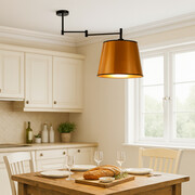 Lampa sufitowa na wysięgniku regulowanym nad stół TAMPA MIRROR