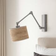 Nowoczesny kinkiet ścienny z regulowanym ramieniem do czytania TULON ECO