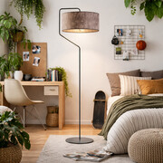 Designerska lampa stojąca do salonu do czytania TESALLIA