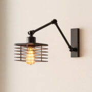 Kinkiet na wysięgniku ALCAMO LOFT – regulowana lampa ścienna