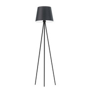 Czarna lampa podłogowa na trójnogu RENO