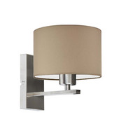 Nowoczesny kinkiet do salonu ELVORA w beżowej kolorystyce