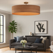 Lampa sufitowa 100 cm w skandynawskim stylu GRENADA ECO fi - 100 cm - kolor orzechowy