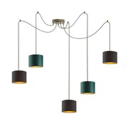 Lampa wisząca pająk WAIKIKI W5 GOLD