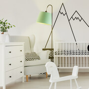 Dziecięca lampa podłogowa z miętowym abażurem TALLIN