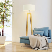 Lampa stojąca drewniana BALI