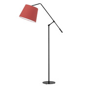 Designerska lampa podłogowa z regulacją kąta padania światła FOYA