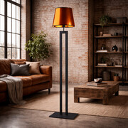 Elegancka lampa stojąca z abażurem VEGAS MIRROR