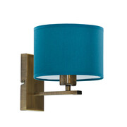 Kinkiet ścienny z morskim abażurem ELVORA w stylu marynistycznym