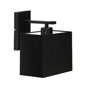 Czarny kinkiet do salonu MALTA