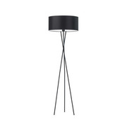 Czarna lampa stojąca na trójnogu w nowoczesnym stylu PARYŻ