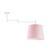 Różowy plafon sufitowy do pokoju dziewczynki TAMPA