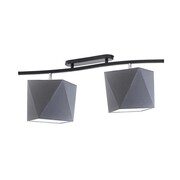 Skandynawska lampa sufitowa na belce CORONA z regulacją kąta padania światła