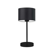 Czarna lampka nocna do czytania NICEA