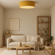 Lampa sufitowa musztardowa DUBAJ fi - 50 cm