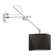 Srebrna lampa ścienna regulowana TIRANA