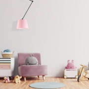 Lampa sufitowa z regulowanym ramieniem do pokoju dziecka JUMA