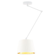 Lampa na wysięgniku biała JUMA GOLD