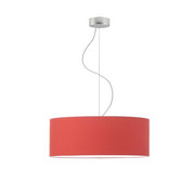 Czerwona lampa wisząca do pokoju HAJFA fi - 50 cm - kolor czerwony