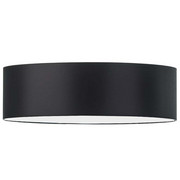 Duży czarny plafon sufitowy 80 cm MEDINA fi - 80 cm