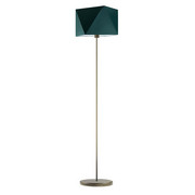 Złota lampa stojąca do salonu w stylu urban jungle FIDŻI