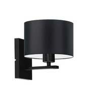 Czarny kinkiet do czytania ELVORA