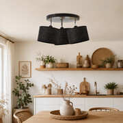Lampa sufitowa boho do sypialni DAKOTA BOHO z regulacją kąta padania światła