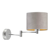 Nowoczesna lampa ścienna na wysięgniku BRAGE VELUR