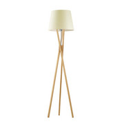 Nowoczesna lampa stojąca do czytania w salonie ANDORA lampa podłogowa do sypialni drewniana