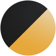 Próbka tkaniny abażurowej - KOLOR CZARNY ZE ZŁOTYM WNĘTRZEM