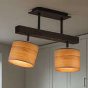 Lampa sufitowa drewniana 2 punktowa regulowana EPIR ECO