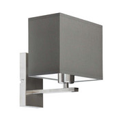 Kinkiet ścienny szary skandynawski MALAGA