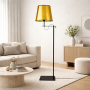 Lampa stojąca złota glamour BATA MIRROR