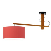 Drewniana lampa sufitowa do pokoju młodzieżowego FOGGIA