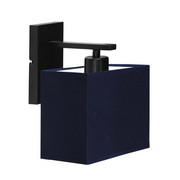 Klasyczny kinkiet ścienny z tkaninowym abażurem MALTA