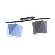 Ruchoma lampa sufitowa z abażurami CORONA