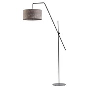 Designerska lampa podłogowa do czytania w salonie BILBAO