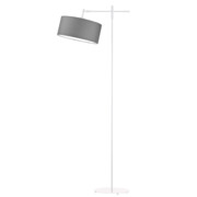 Skandynawska lampa stojąca do salonu z regulowanym kloszem MELTON