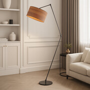 Lampa podłogowa na wysięgniku ruchomym BARI ECO z regulacją nachylenia światła