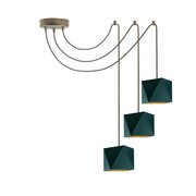 Lampa sufitowa z regulowaną wysokością KANO D3 GOLD