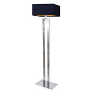 Srebrna lampa stojąca w stylu glamour TORONTO GOLD