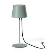 Lampka stołowa LED do hotelu PAOLA 300 zielono-szary matowy 6 sztuk/komplet