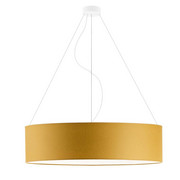 Lampa wisząca z regulacją wysokości PORTO fi - 80 cm - kolor musztardowy