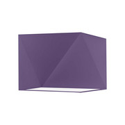 Fioletowa lampa sufitowa KOLORADO z geometrycznym abażurem